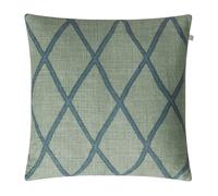 Chhatwal & Jonsson Funda de cojín Ikat Orissa 50x50 cm Aqua-heaven blue