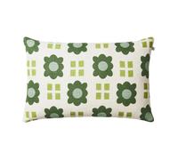 Chhatwal & Jonsson Funda de cojín Lalit 40x60 cm Aqua-lime-cactus green