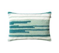 Chhatwal & Jonsson Funda de cojín Stripe Asis 40x60 cm Heaven blue-aqua-off white