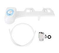 Chhelihl Smart Bidet, para accesorios de bidet de baño, limpieza automática de boquilla, bidet no eléctrico, para asiento de inodoro (Todos los accesorios de cobre: Europa 3/8)