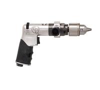 Chicago Pneumatic CP789HR - Taladro de aire eléctrico, mantenimiento general, 13 mm, reversible, portabrocas con llave, carcasa de aluminio, mango de pistola, 0.43 HP/320 W, par de torsión 16 pies. lbf/21.1 NM - 500 RPM