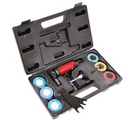 Chicago Pneumatic CP875 Kit Amoladora neumática, soldadora, carpintería, detalles de automóviles, pulidora de acero inoxidable, resistente, amoladora de ángulo recto, 6 mm, 0,3 HP/ 220W, 22.500 RPM
