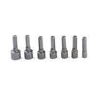 CHICAMPERA 14 Piezas Juego de Puntas de Destornillador Adaptador de Enchufe de Acero Cromo-vanadio Plata, Alta Durabilidad y Larga Vida para Reparación Profesional y Carpintería