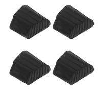 CHICAMPERA 4 Protectores Antideslizantes para Pies de Escalera de Goma Negra, Accesorios para Escaleras de Tijera Aislamiento Eléctrico y Fácil Instalación