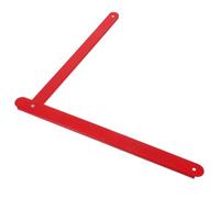 CHICAMPERA Bisagra Rojo Plegable de Aleación de Aluminio de Escalera Estructura Tipo Limitadores Integrados para Uso en Escaleras de Ático y Exhibiciones Publicitarias