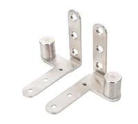 CHICAMPERA Bisagras Ocultas de Acero Inoxidable 2 Bisagras Pivotantes Fáciles de Instalar para Puertas y Ventanas para Puertas y Ventanas del Hogar