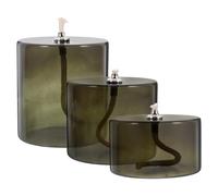 CHICAMPERA Lámpara de Aceite de Vidrio Hogar Diseño Europeo Sofisticado, Funcionalidad Versátil y Cuerda de Algodón para Decoración Interior