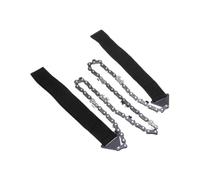 CHICAMPERA Motosierra de Bolsillo Manual para Exteriores Cadena de Acero para Camping y Caza, Herramienta Portátil de Supervivencia Resistente y Compacta