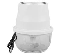CHICAMPERA Picadora de Ajo Eléctrica Portátil Fácil de Limpiar Capacidad de 250ml, Material Pp y Vidrio y Construcción Resistente para Uso en Cocina