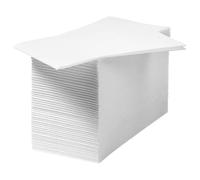CHICAMPERA Servilletas Desechables de Papel Blanco 40x30 Cm, 100 Unidades, Toallas de Mano Plegadas, Gruesas y Elegantes para Cocina, Fiestas y Banquetes