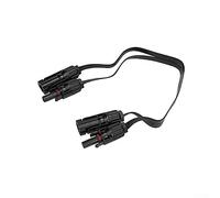 ChicBosomn Cable solar, 1 cable solar superplano, cable de extensión fotovoltaico de cobre, flexible, adaptador de conector de panel solar, 0,5 m, 1 KV
