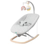 Chicco Hamaca Zen Wave, Balancín para bebés de 0 a 6 meses, Mecedora para bebés, Amaca Bebé con barra de juegos, compacta, plegable, Espreguiçadeira bebé, Balanceo Natural, sin pilas