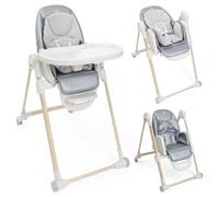 Chicco Polly Armonia Trona Evolutiva para Niños de 0 Meses hasta 40 kg, Trona 3en1, 9 Niveles de altura, 3 Posiciones de reclinado, Reposapiés Regulables, 4 Ruedas, Cierre Compacto, Verde
