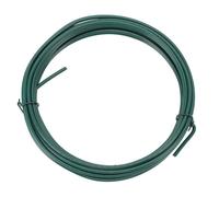 CHICIRIS Alambres de Hierro para Plantas, 1 Rollo de Estacas de Soporte para Plantas Cortables y Flexibles de 3 Mm con 800 Bridas Giratorias y 20 Clips para Flores de Jardín, Verduras, (6 m/19,7 pies)