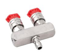 CHICIRIS Boquilla de Lavado a Presión Doble, Herramienta de Limpieza Eficiente de Acero Inoxidable para Uso Doméstico y Exterior, Punta para Boquilla 2 en 1, 4 Uds.