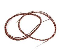 CHICIRIS Cable Eléctrico de Ternero Eftent Cable Commater para Electricista Telecomunicaciones Línea de Pared de 10m Rosca de Alambre de Acero para Instalación de Simple (30m (incluidos dos arneses