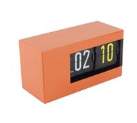 CHICIRIS Calendario Flip Clock Diseño Retro Automático de Página Pantalla LED para Sala de Estar Dormitorio Estudio 5,71 X 3,03 X 2,44 Pulgadas (Orange)