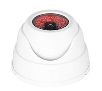 CHICIRIS Cámara de Vigilancia Simulada con 30 LED IR Ficticios para Oficina en Casa, Tienda, Alimentada por 2 Pilas AA de 1,5 V, Adecuada para Uso en Interiores y Exteriores, Material de
