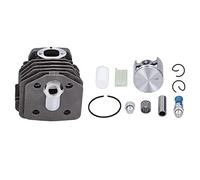 CHICIRIS Cilindro Pistón Kit 45mm Compatible con Husqvarna | Diseño liviano, resistente al desgaste y a la corrosión, mejora del rendimiento del motor