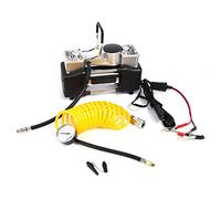 CHICIRIS Compresor de Aire Portátil 2,5 Bar Inflador de Neumáticos de | Carcasa de Plástico Resistente, Flujo de Aire de 35 L/min, para Automóviles, SUV, Bicicletas, Incluye Kit de Adaptador