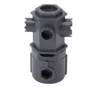 CHICIRIS Herramienta Universal de Fontanero Debajo del Fregadero 16 en 1 para Llave de Grifo, Cuenta con Orificio de Ahorro de Mano de Obra para Baño, Cocina, Plomería, Construcción de ABS