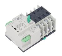 CHICIRIS Interruptor de Transferencia de Doble Alimentación 4P, Montaje | Funcionamiento automático, energía de respaldo confiable, retardante de llama para PC
