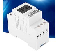 CHICIRIS Interruptor Temporizador Programable NKG-4, Control de Temporizador Digital para Timbre Escolar y Uso en Fábrica, Diseño Compacto de Carril Din, AC220V 3A