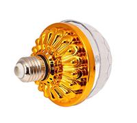 CHICIRIS Lámpara Giratoria Colorida LED para Experiencia de Discoteca, Bombilla de 6W para Fiestas, Hogares, Cumpleaños, Material ABS (Bombilla dorada (6 colores))
