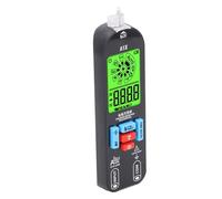 CHICIRIS Multímetro de Mano Comprobador de Voltaje Compacto con Pantalla LCD para Tareas de Reparación y Mantenimiento Eléctrico en Material ABS (Sin bolsa)