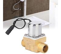 CHICIRIS Válvula Solenoide con Sensor de Urinario de Baño Premium de 6 V, Juego de Válvulas Estable y Confiable, Adecuada para Inodoros de Hotel 1 Unidad (B Válvula recta de cobre para urinario