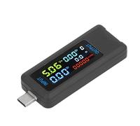 CHICIRIS Voltímetro Amperímetro Digital, Capacidad 5-36V 0-8A | Pantalla LCD IPS, estado de carga en tiempo real, probador USB multifuncional