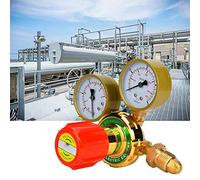 CHICIRIS Zouminyy Regulador de gas, WX-YQE-03/60 Medidor de medidor de acetileno Reductor de presión de acetileno de gas para kit de corte de soldadura de antorcha de gas G5/8 CGA580(Regulador d