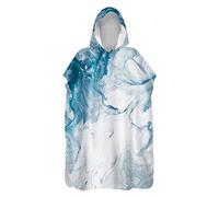 Chickwing Tie Dye Poncho Toalla de Playa para Adulto Hombre Mujer, Poncho de Surf Playa Toalla con Capucha Cambiarse de Ropa Microfibra Secado Rápido Verano Toalla de Baño (75x145cm,I)