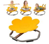 Chidiam Carrusel Autismo Silla giratoria para niños,Silla Giratoria Sensorial de 360°, Juguete para Autismo,TDAH Herramienta de Entrenamiento, Coordinación física y Equilibrio,Silla de Equilibrio