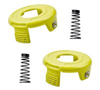 CHIHOLEN Cubierta de bobina compatible con Ryobi RAC118 RAC119, tapa de repuesto para Ryobi RLT3025F, RLT3025S, RLT3525S,RLT2523,RLT3525,RLT3525,RLT3123 (2 tap 2 primavera)