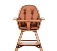 Childhome BVBA Cojín reductor para trona, efecto cuero, compatible con calzada alta Evolu y Evowood, nude