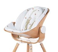 CHILDHOME, Cojín Reductor de apoyo para recién nacidos, Compatible trona nacimiento Evolu Newborn Seat, 100% algodón, arnés de seguridad 5 puntos, confortable, ergonómico, motivo Gold hearts