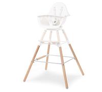 Childhome Juego de patas extra largas para la trona evolu 2, se adapta a la isla de cocina o de un bar con una altura de 90 cm, reposapiés, madera de haya, fácil de montar, color natural