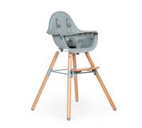 CHILDHOME, Trona para bebé/niño, Evolutiva, A partir de 6 meses, Altura regulable, Arnés de 5 puntos, Muchos accesorios, Compatible con la Silla Newborn Evolu, Madera de haya, Evolu 2, Menta