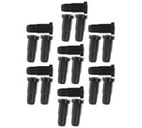 CHILDWEET 20Piezas Protector de Tope de Rueda Cubiertas de Ruedas para Sillas de Plástico Deslizadores Antideslizantes para Taburete y Silla de Comedor