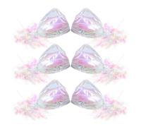 CHILDWEET 6 Piezas Pesos para Globos Acabado Foil, Base Pesada para Centro | Pvc y Bloques de Material Pesado, Diseño de Fiesta, Reutilizables y Resistentes al Desgaste y Rotura