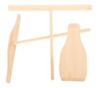 CHILDWEET Espátula para Panqueques Casera de Madera con Superficie Lisa y Segura, Utensilio de Cocina Adecuado para Preparar Snacks y Almuerzos en 1 Set
