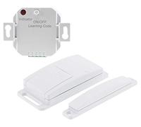 ChiliTec Pilota Casa - Juego de control de salida de aire por radio con interruptor de contacto magnético para ventanas y puertas, universal, hasta 2000 W, control para ventilación, lámparas, color