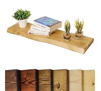 Chill House Waney/Live Edge Estante Flotante rústico 29 cm x 4.4 cm, Pino Antiguo, 160cm