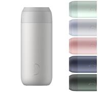 Chilly's Serie 2 Taza de Cafe Termica - Taza de Doble Pared con Tapa - Acero Inoxidable sin BPA - Granite Grey, 500ml