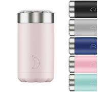 Chilly's Termo para Alimentos - Contenedor de Alimentos Reutilizable de Acero Inoxidable de - Aislamiento de Doble Pared para Mantener los Alimentos Calientes o Fríos - Resplandor Rosa, 500ml