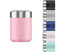 Chilly's Termo para Alimentos - Contenedor de Alimentos Reutilizable de Acero Inoxidable de - Aislamiento de Doble Pared para Mantener los Alimentos Calientes o Fríos - Rosa Pastel, 300ml