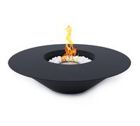 Chimenea de Bioetanol brasero de Jardín Redondo para exterior SANTORINI Negro d.60