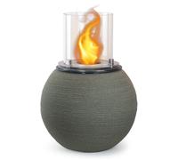 Chimenea de bioetanol brasero de suelo para jardín para interior y exterior BOTTICELLI Verde Salvia d.40 x h54