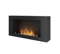Chimenea de bioetanol de pared BlackBox 910 SimpleFire con cristal - SOLOLED